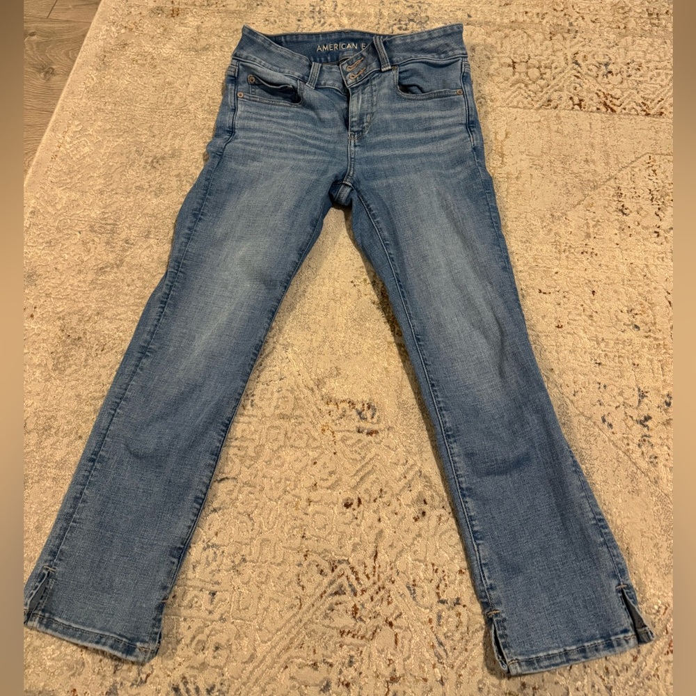 American Eagle Outfitters Women's Blue Skinny Jeans